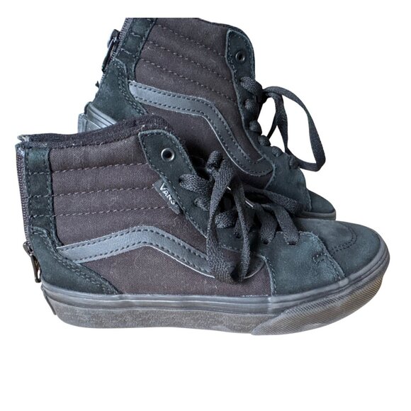 $12 WHEN BUNDLED Vans Size 13 Kids Filmore Hi Black Shoes - Picture 1 of 10